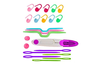 Zestaw do szydełkowania w etui dla początkujących i zaawansowanych – 69 elementów