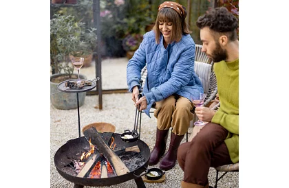 Ognisko ogrodowe z uchwytami - 60 cm