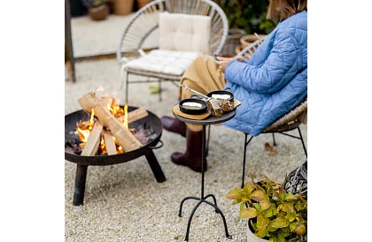 Ognisko ogrodowe z uchwytami - 60 cm
