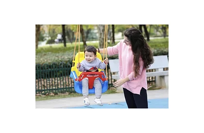 Huśtawka dziecięca plastikowa rosnąca 3 w 1