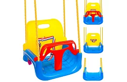 Huśtawka dziecięca plastikowa rosnąca 3 w 1