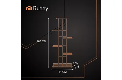 Wysoki stojak na kwiaty – 6 pięter