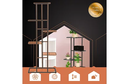 Wysoki stojak na kwiaty – 6 pięter