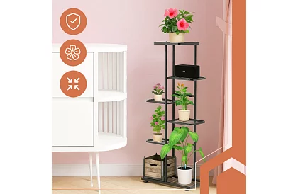 Wysoki stojak na kwiaty – 6 pięter