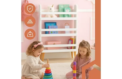 Półki na książki, zabawki – 95 × 15 × 50 cm
