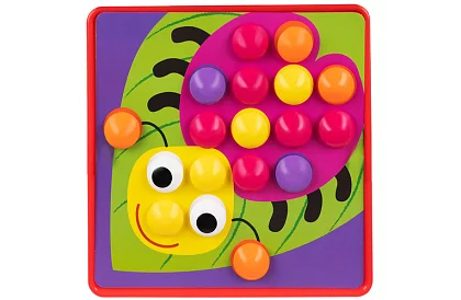 Edukacyjna mozaika - puzzle z guzików