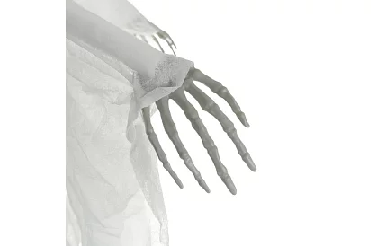 Zawieszony szkielet 70 cm - biała dekoracja wisząca