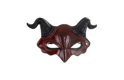 Maska diabła na karnawał z rogami