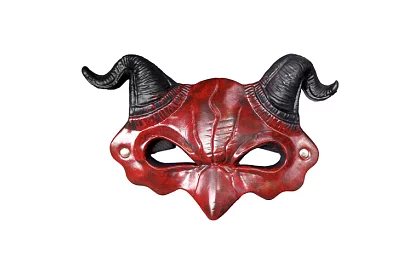 Maska diabła na karnawał z rogami