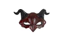 Maska diabła na karnawał z rogami
