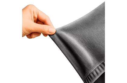 Pokrowiec na sofę 145–185 cm – ciemnoszary aksamit