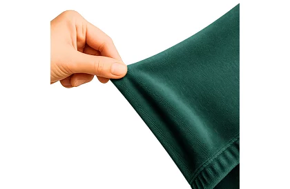 Pokrowiec na sofę 145–185 cm – Zielony aksamit