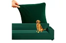 Pokrowiec na sofę 145–185 cm – Zielony aksamit
