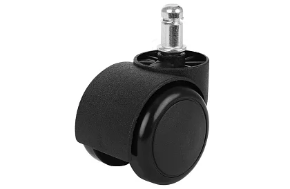 Fotel biurowy z wysuwaną podnóżkiem – czarny