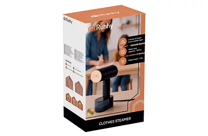 Ręczny steamer do ubrań 2000 W – wygodny nawilżacz