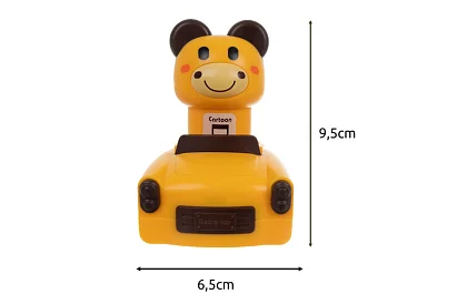 Sensoryczne samochodziki ze zwierzętami 4 w 1