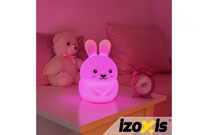 Lampka nocna LED RGB dla dzieci – Królik LED