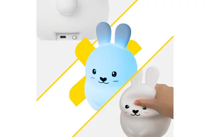 Lampka nocna LED RGB dla dzieci – Królik LED