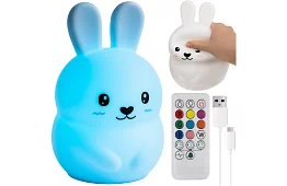 Lampka nocna LED RGB dla dzieci – Królik LED