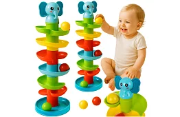 Wieża dziecięca z kulkami – tor kulkowy