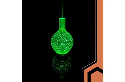 Lampka aromatyczna ultradźwiękowa 200 ml + 3 olejki zapachowe