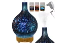 Lampka aromatyczna ultradźwiękowa 200 ml + 3 olejki zapachowe