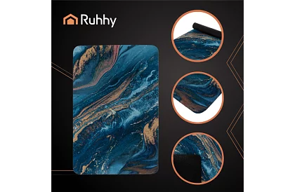 Dywanik łazienkowy w nowoczesnym designie – szybko schnący 60 × 40 cm