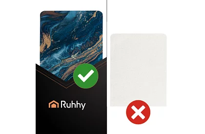 Dywanik łazienkowy w nowoczesnym designie – szybko schnący 60 × 40 cm