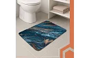 Dywanik łazienkowy w nowoczesnym designie – szybko schnący 60 × 40 cm