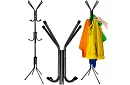 Stojak na ubrania 170 cm – czarny