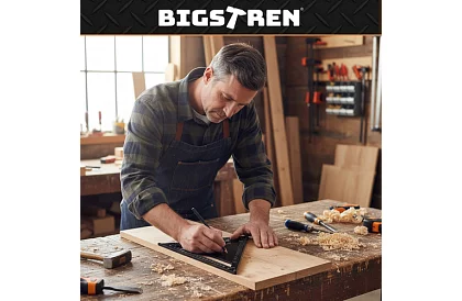 Aluminiowy kątownik stolarski 30x30 cm - kątownik stolarski