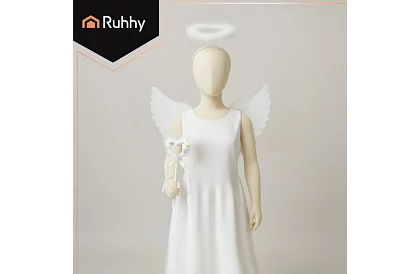 Kostium anioła – zestaw 3-częściowy