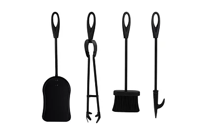 Narzędzia do kominka – zestaw 5 w 1 w stylu retro