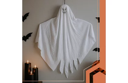 Duch do zawieszenia 3 sztuki – Dekoracja Halloween 75 cm