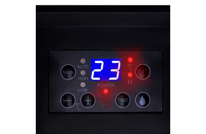 Elektryczny kominek KAMINER 2000 W – efekt płonącego ognia