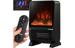 Elektryczny kominek KAMINER 2000 W – efekt płonącego ognia