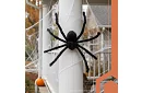 Sztuczny włochaty pająk 50 cm – czarny
