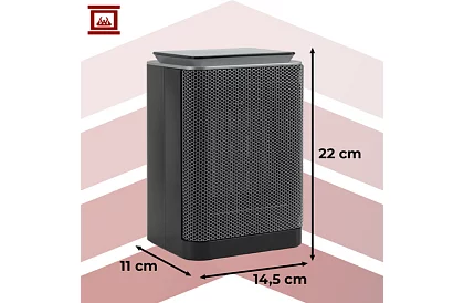 Ceramiczny elektryczny grzejnik LUMNI 1500W