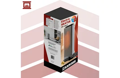 Ceramiczny elektryczny grzejnik LUMNI 2.0 - 2000W z pilotem