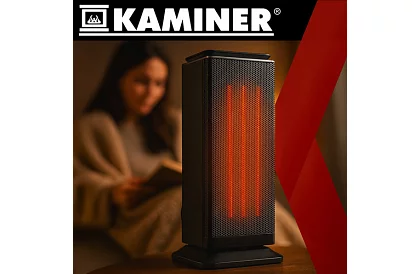 Ceramiczny elektryczny grzejnik LUMNI 2.0 - 2000W z pilotem