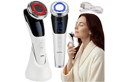 Ultradźwiękowy masażer do twarzy 5 w 1 – bezigłowa mezoterapia