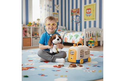 Mała zestaw lekarski – mały weterynarz