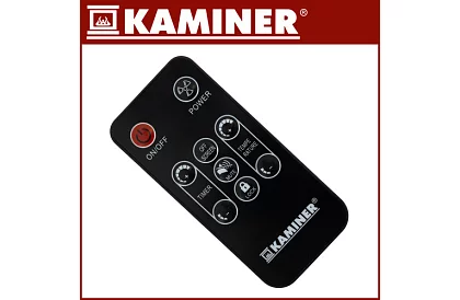 Elektryczny szklany grzejnik Zelva 2500W, Wifi, biały + pilot zdalnego sterowania