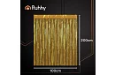 Dekoracyjna złota samoprzylepna firanka 100 × 200 cm – firanka na imprezę