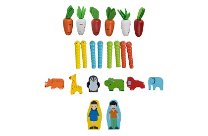 Drewniany samochodzik – Montessori sorter kształtów