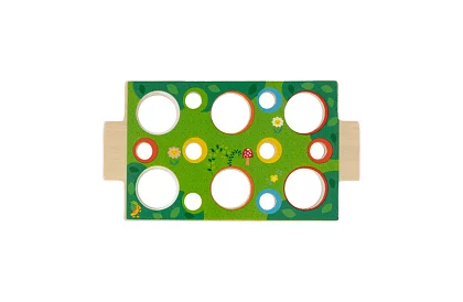 Drewniany samochodzik – Montessori sorter kształtów