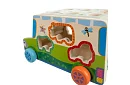 Drewniany samochodzik – Montessori sorter kształtów