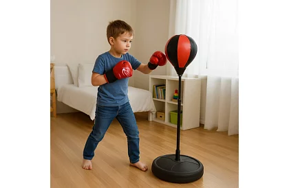 Zestaw bokserski 3 w 1 – worek bokserski i rękawice