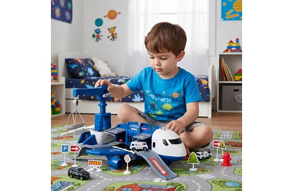 Samochód składany – interaktywna strefa parkingowa z samochodami