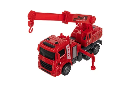 Zestaw wozów strażackich z ruchomymi częściami – 6 sztuk